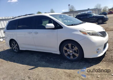 2016 Toyota Sienna Se from USA, damaged, VIN 5TDXK3DC6GS749813